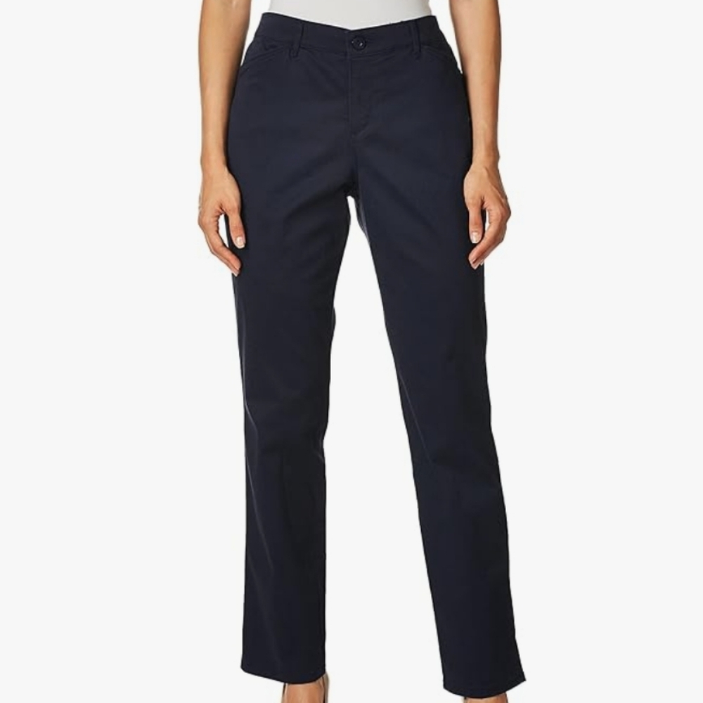 Gloria Vanderbilt Women's Navy Pants